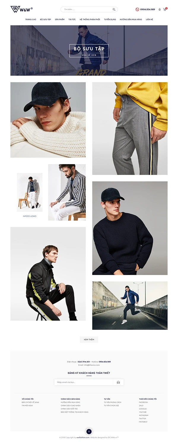 Trang TMĐT thương hiệu thời trang WWFashion