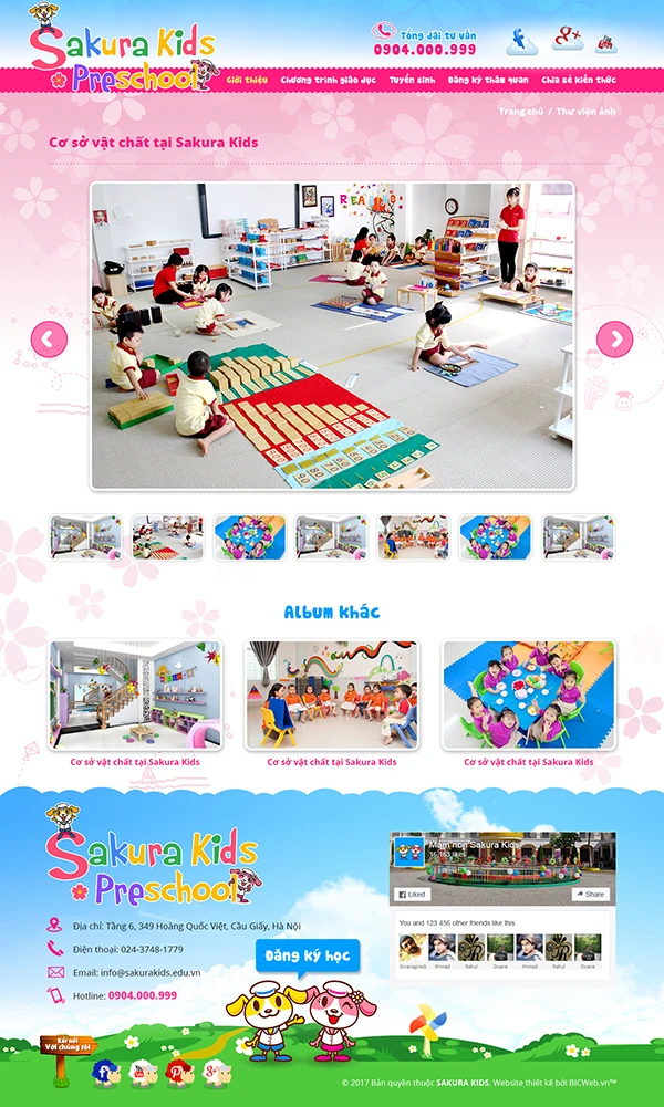 Hệ thống trường mầm non Sakura Kids