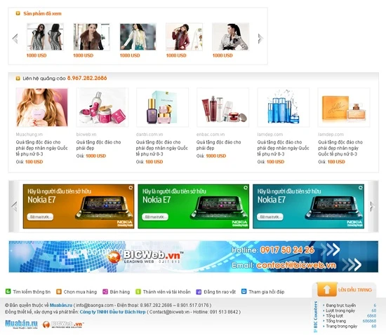 Thiết kế website Muaban.ru