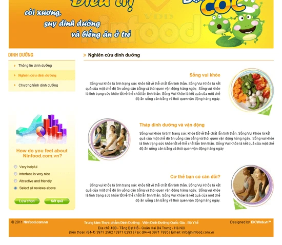 Ninfood - Trung tâm Dịch vụ khoa học kỹ thuật dinh dưỡng