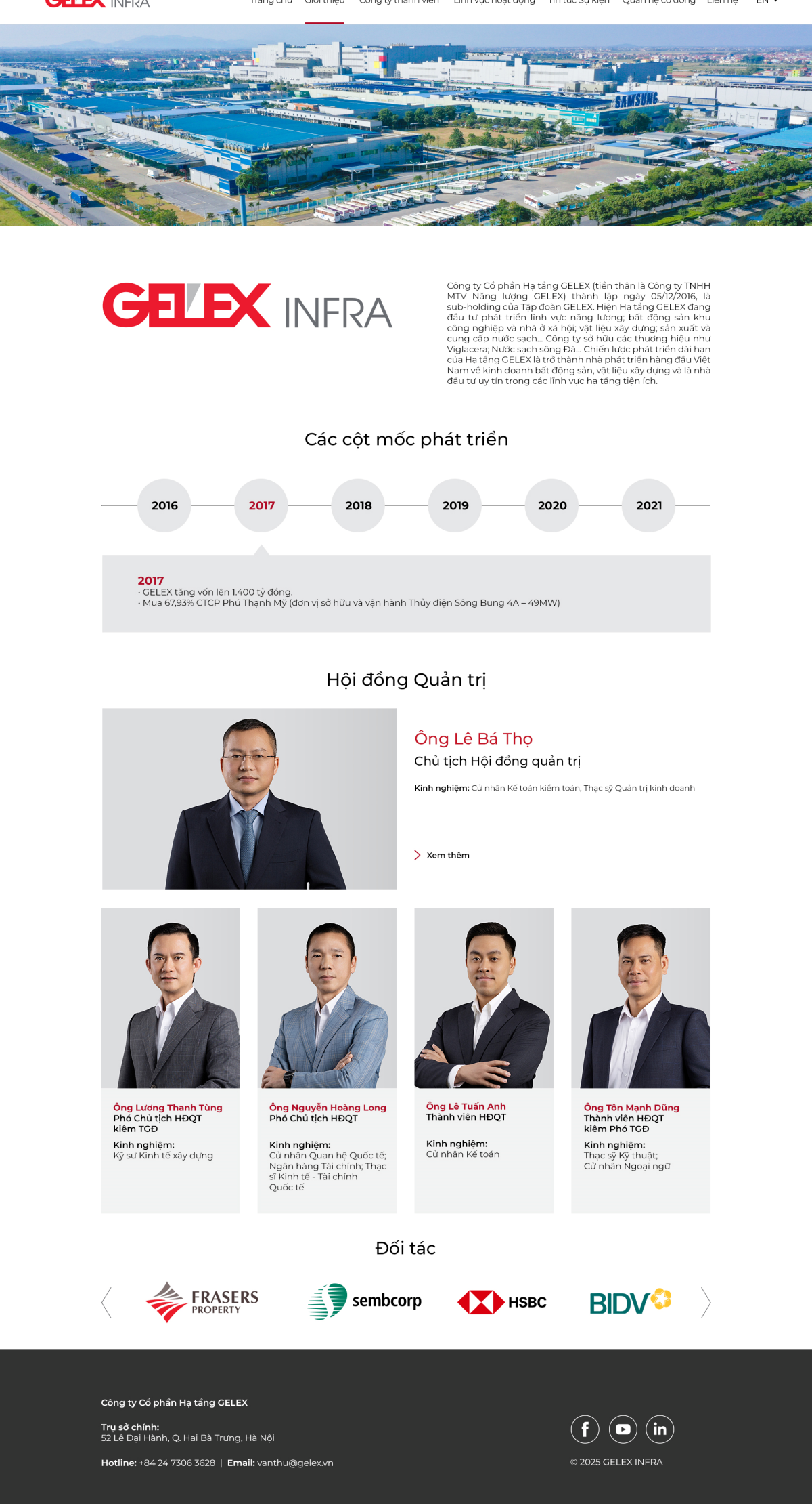 Hạ tầng Gelex