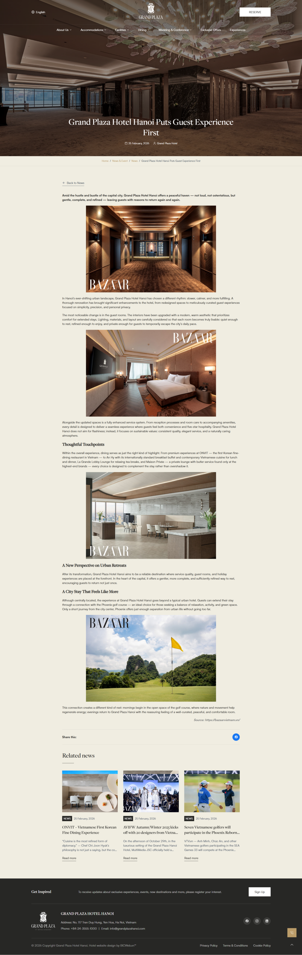 Khách sạn 5 sao Grand Plaza