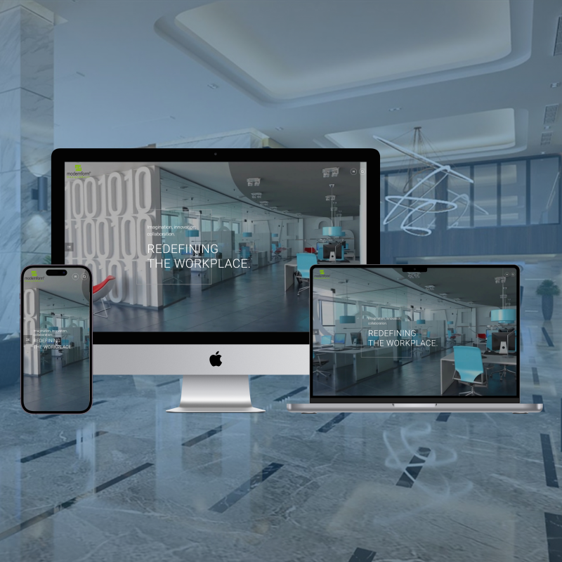 Thiết kế website công ty nội thất Modernform