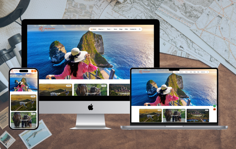 Thiết kế website công ty du lịch – Giải pháp tiếp cận khách hàng quốc tế