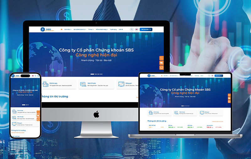 Chính thức Go-live website Công ty Chứng khoán SBS: Dấu ấn mới trong lĩnh vực tài chính -  chứng khoán